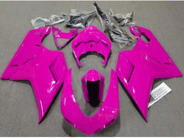 07-14 Rosa Liso Brillante Ducati 848 1098 1198 Carenados Moto