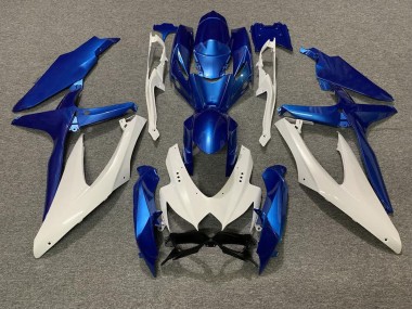 08-10 Azul Perla & Blanco Suzuki GSXR 600-750 Carenados Moto
