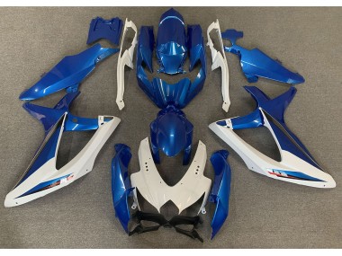 08-10 OEM Estilo Azul & Blanco Suzuki GSXR 600-750 Carenados Moto