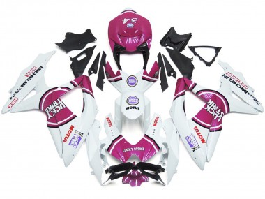 08-10 Rosa 34 Lucky Strike Suzuki GSXR 600-750 Carenados Moto