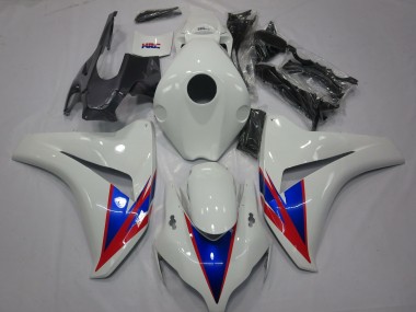 08-11 Blanco Azul Rojo Honda CBR1000RR Carenados Moto