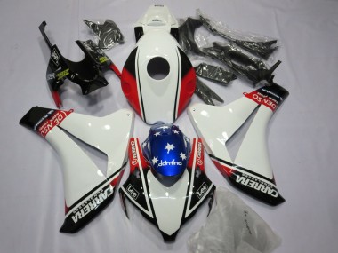 08-11 Blanco Carrera Honda CBR1000RR Carenados Moto