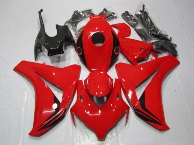08-11 Pequenos Detalles En Rojo Brillante Honda CBR1000RR Carenados Moto
