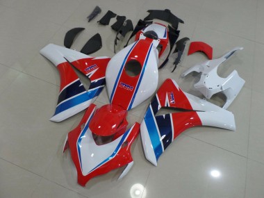 08-11 Rojo Azul & Blanco Honda CBR1000RR Carenados Moto