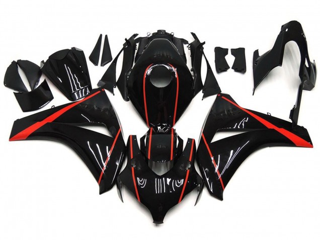 08-11 Rojo Brillante & Negro Honda CBR1000RR Carenados Moto 08-11 Rojo Brillante & Negro Honda CBR1000RR Carenados Moto