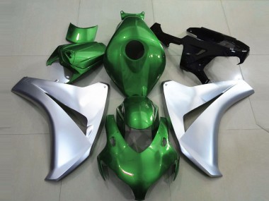 08-11 Verde Brillante & Plata Honda CBR1000RR Carenados Moto