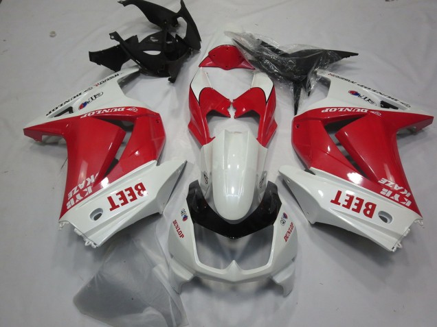 08-12 Beet Roja & Blanca Kawasaki Ninja 250 Carenados Moto 08-12 Beet Roja & Blanca Kawasaki Ninja 250 Carenados Moto