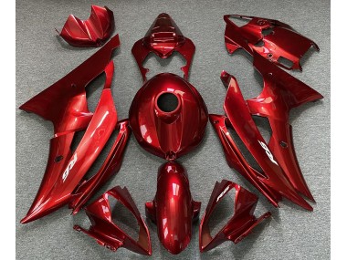 08-16 Rojo Caramelo Yamaha R6 Carenados Moto