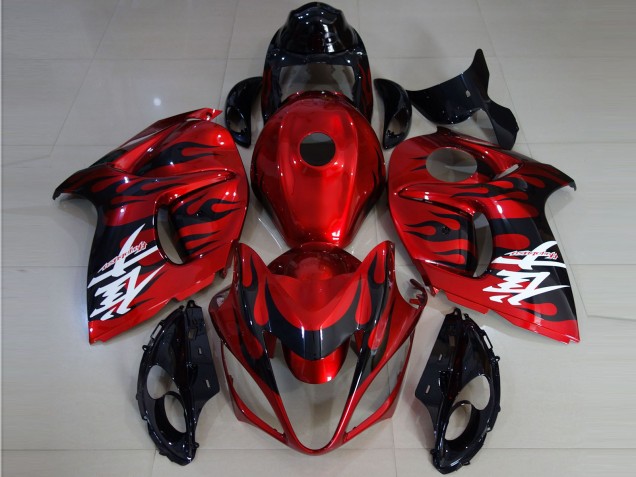 08-20 Rojo Vibrante & Llama Suzuki GSXR 1300 Carenados Moto 08-20 Rojo Vibrante & Llama Suzuki GSXR 1300 Carenados Moto