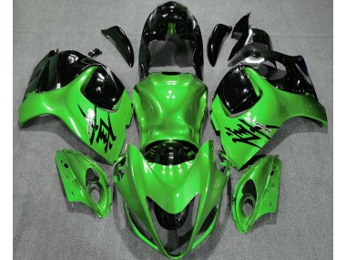 08-20 Verde Brillante & Negro Suzuki GSXR 1300 Carenados Moto