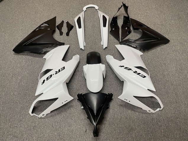 09-11 Logotipo Blanco Negro Kawasaki Ninja 650R Carenados Moto 09-11 Logotipo Blanco Negro Kawasaki Ninja 650R Carenados Moto