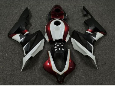 09-12 Racing Rojo & Negro Honda CBR600RR Carenados Moto