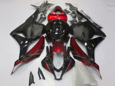 09-12 Rojo Brillante & Negro Honda CBR600RR Carenados Moto