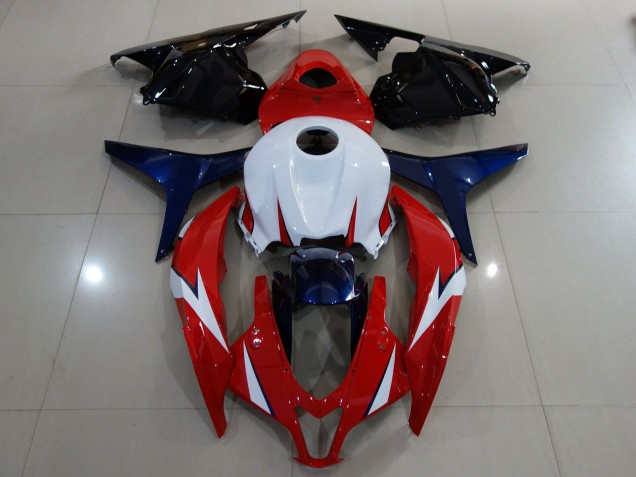 09-12 Rojo Brillo / Blanco Honda CBR600RR Carenados Moto 09-12 Rojo Brillo / Blanco Honda CBR600RR Carenados Moto