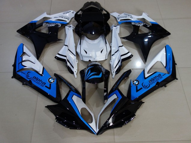 09-14 Alien Azul & Blanco BMW S1000RR Carenados Moto 09-14 Alien Azul & Blanco BMW S1000RR Carenados Moto