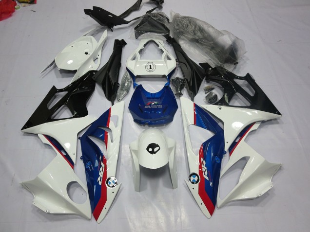 09-14 Alien Azul & Blanco BMW S1000RR Carenados Moto 09-14 Alien Azul & Blanco BMW S1000RR Carenados Moto