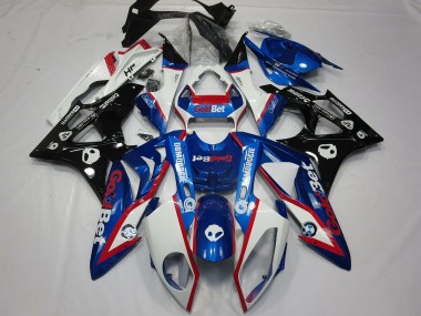 09-14 Alienígena Azul & Blanco BMW S1000RR Carenados Moto
