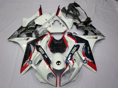 09-14 Alienígena Azul & Blanco BMW S1000RR Carenados Moto