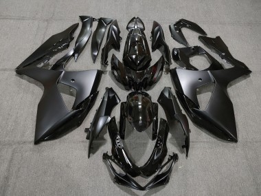 09-16 Estilo Negro Brillante & Mate Suzuki GSXR 1000 Carenados Moto