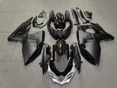 09-16 Negro Liso Mate & Brillante Suzuki GSXR 1000 Carenados Moto