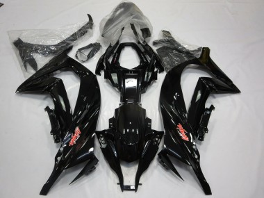 11-15 Negro Brillante Rojo Kawasaki ZX10R Carenados Moto