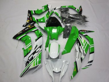 11-15 Verde Blanco Negro 1 Kawasaki ZX10R Carenados Moto