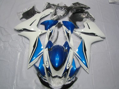 11-24 Azul Claro & Blanco Suzuki GSXR 600-750 Carenados Moto