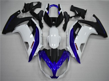 12-16 Azul & Blanco Kawasaki Ninja 650R Carenados Moto