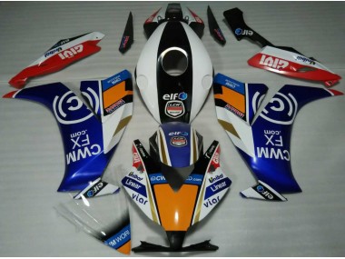 12-16 Elf Azul & Naranja Honda CBR1000RR Carenados Moto