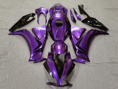 12-16 Estilo Morado & Negro Honda CBR1000RR Carenados Moto