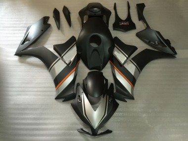 12-16 Plata Mate & Negro Honda CBR1000RR Carenados Moto