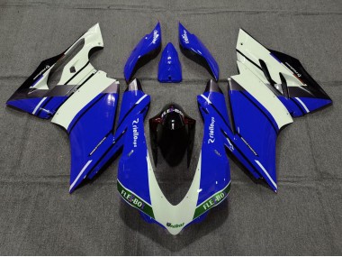 15-17 Estilo Azul Oscuro OEM Ducati 959 1299 Carenados Moto