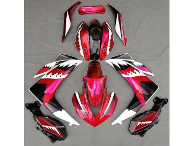 15-18 Tiburón Rojo Yamaha R3 Carenados Moto