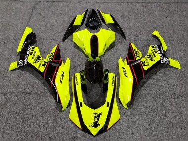15-19 Floro Amarillo & Negro Yamaha R1 Carenados Moto