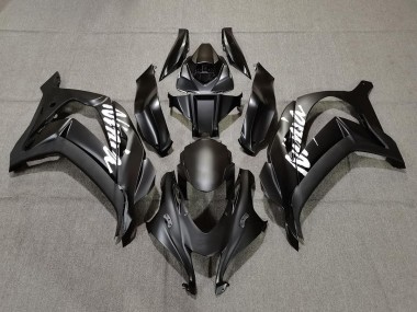 16-19 Negro Mate Con Blanco Kawasaki ZX10R Carenados Moto