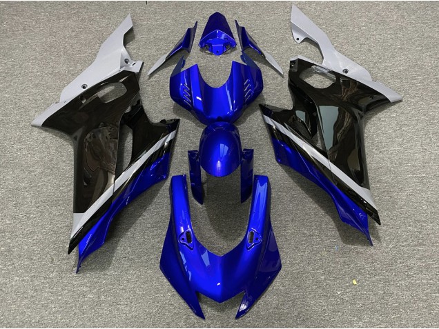 17-21 Cemento Negro & Azul Yamaha R6 Carenados Moto 17-21 Cemento Negro & Azul Yamaha R6 Carenados Moto
