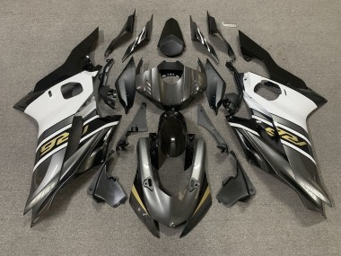 17-21 Gris Plomizo & Dorado Yamaha R6 Carenados Moto