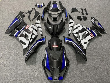 17-23 Fibra De Carbono Estilo & Azul Suzuki GSXR 1000 Carenados Moto