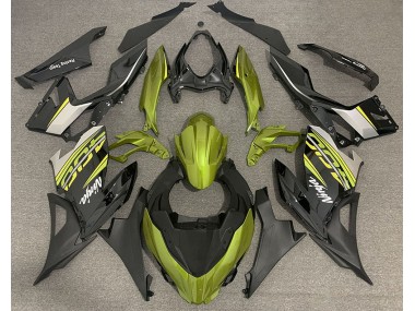 18-23 Amarillo Líquido & Gris Kawasaki Ninja 400 Carenados Moto