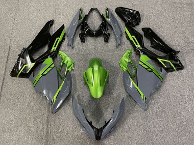 18-23 Nardo Gris & Verde Kawasaki Ninja 400 Carenados Moto
