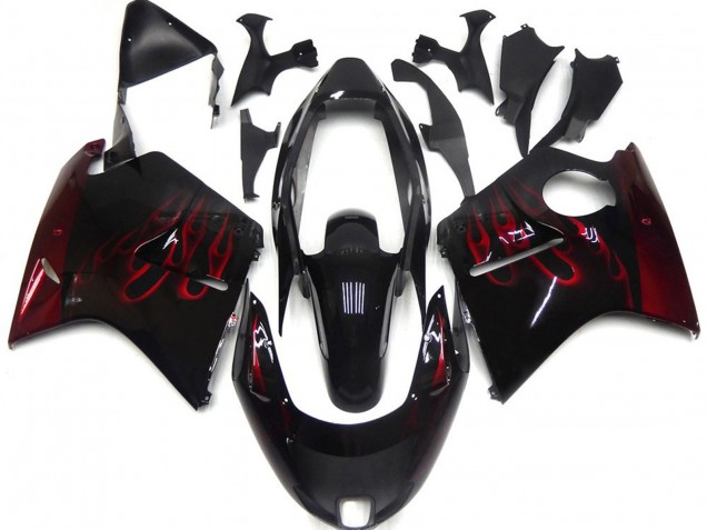 96-07 Rojo Intenso Llama Honda CBR1100XX Carenados Moto 96-07 Rojo Intenso Llama Honda CBR1100XX Carenados Moto
