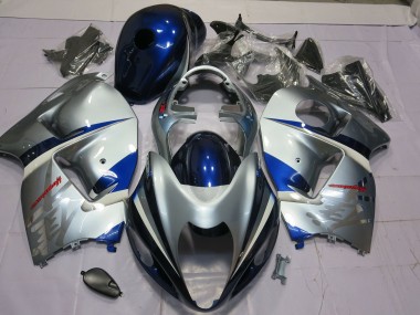 97-07 Azul & Plata Suzuki GSXR 1300 Carenados Moto