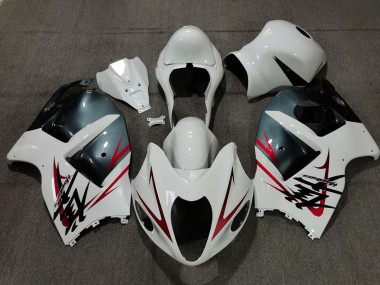 97-07 Blanco Azul Claro & Rojo Suzuki GSXR 1300 Carenados Moto