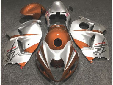 97-07 Naranja Brillante & Plata Suzuki GSXR 1300 Carenados Moto