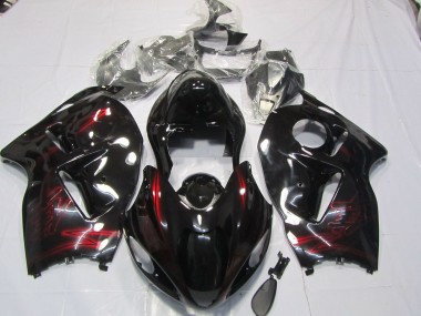 97-07 Rojo Brillo Profundo Suzuki GSXR 1300 Carenados Moto