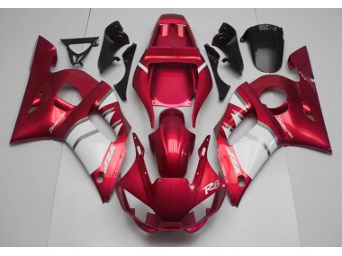 98-02 Rojo Blanco Yamaha R6 Carenados Moto