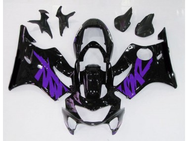 99-00 Negro Brillante & Morado Honda CBR600 F4 Carenados Moto