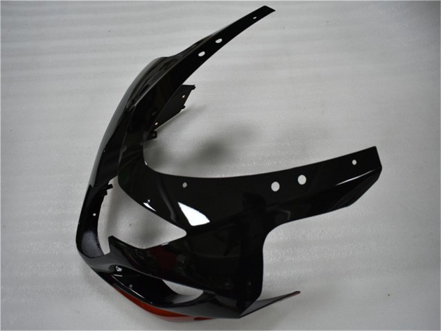 Carenado Moto Suzuki GSXR 600/750 2004-2005 - Negro Brillante Rojo Raya