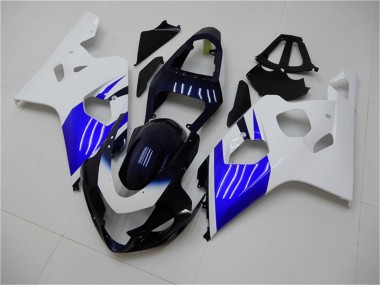 Carenados Moto Suzuki GSXR 600/750 2004-2005 - Blanco Azul Negro