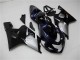 Carenado Moto Suzuki GSXR 600/750 2004-2005 - Negro Brillante Plata Azul